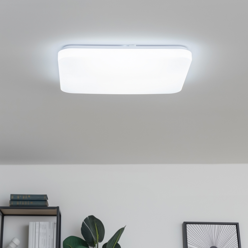 Brilagi - LED Stmívatelné stropní svítidlo SMART LED/28W/230V 43x43 cm 2700-6500K Wi-Fi Tuya + dálkové ovládání