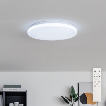Brilagi - LED Stmívatelné stropní svítidlo SMART STARS LED/24W/230V pr. 38 cm 3000-6000K Wi-Fi Tuya Beacon + dálkové ovládání
