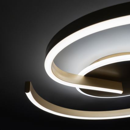 Brilagi - LED Stmívatelné stropní svítidlo SPIRAL LED/56W/230V pr. 50 cm 3000/4000/6000K + dálkové ovládání