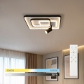 BRILAGI - LED Stmívatelné stropní svítidlo UNITY LED/75W/230V + 1xGU10/3W 3000-6000K 50x50 cm bílá/černá + dálkové ovládání