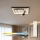 Brilagi - LED Stmívatelné stropní svítidlo UNITY LED/75W/230V + 1xGU10/3W 3000-6000K 50x50 cm bílá/černá + dálkové ovládání