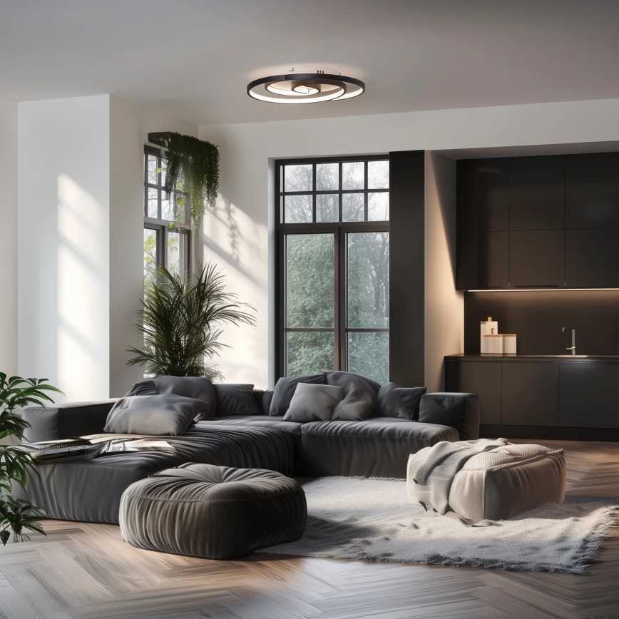 Brilagi - LED Stmívatelné stropní svítidlo VELO LED/52W/230V 3000/4000/6000K + dálkové ovládání