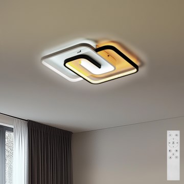 Brilagi - LED Stmívatelné stropní svítidlo VELO LED/64W/230V 48x48 cm 3000-6500K + dálkové ovládání