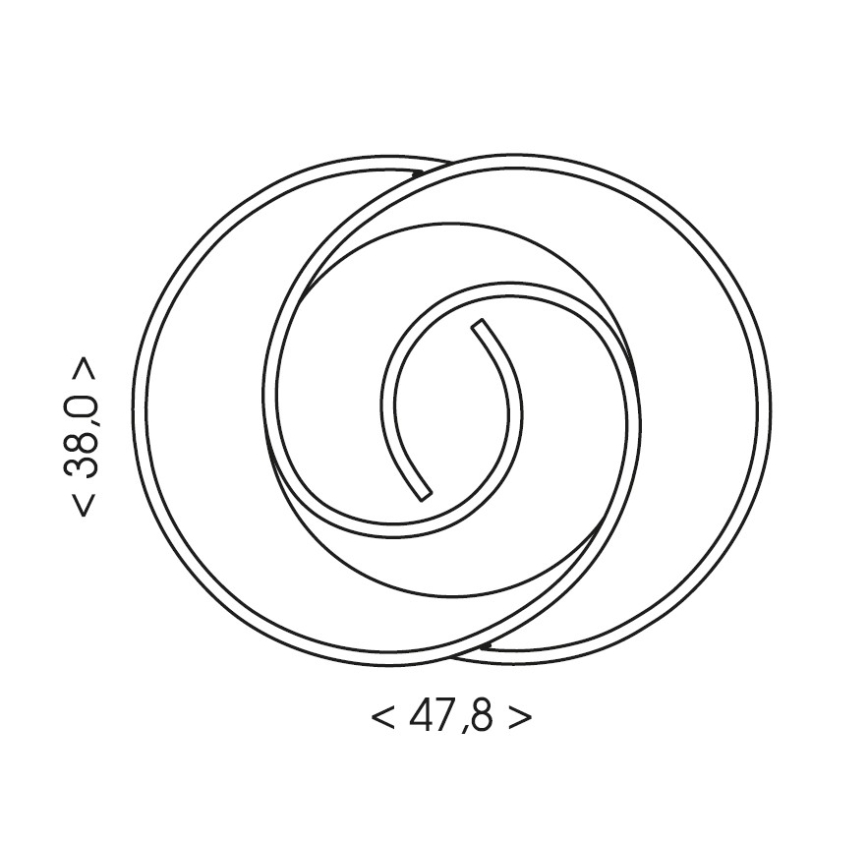 Brilagi - LED Stmívatelné stropní svítidlo VELO LED/70W/230V 3000-6500K 38x47,8 cm + dálkové ovládání