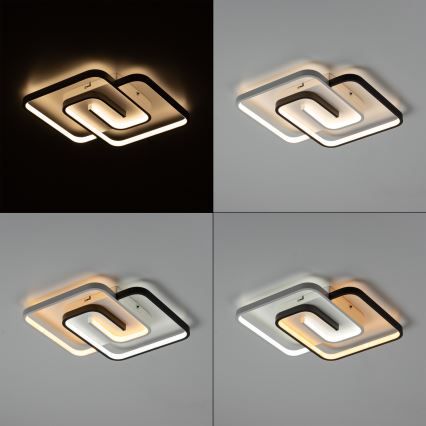 Brilagi - LED Stmívatelné stropní svítidlo VELO XL LED/98W/230V 3000-6500K 61x61 cm + dálkové ovládání