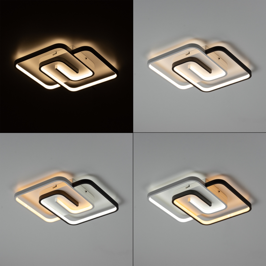 Brilagi - LED Stmívatelné stropní svítidlo VELO XL LED/98W/230V 3000-6500K 61x61 cm + dálkové ovládání