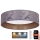 Brilagi - LED Stmívatelné stropní svítidlo VELVET SMART LED/36W/230V pr. 55 cm 2700-6500K Wi-Fi Tuya šedá/zlatá + dálkové ovládání