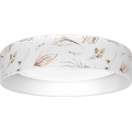 Brilagi - LED Stmívatelné stropní svítidlo VELVET SMART VARI LED/24W/230V 3000-6500K pr. 45 cm bílá/květiny + dálkové ovládání