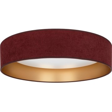 Brilagi - LED Stmívatelné stropní svítidlo VELVET SMART VARI LED/24W/230V 3000-6500K pr. 45 cm vínová/zlatá + dálkové ovládání