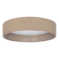Brilagi - LED Stmívatelné stropní svítidlo VELVET SMART VARI LED/36W/230V 3000-6500K pr. 55 cm béžová + dálkové ovládání