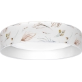 Brilagi - LED Stmívatelné stropní svítidlo VELVET SMART VARI LED/36W/230V 3000-6500K pr. 55 cm bílá/květiny + dálkové ovládání
