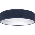 Brilagi - LED Stmívatelné stropní svítidlo VELVET SMARTIX LED/24W/230V 3000-6000K pr. 45 cm modrá Wi-Fi Tuya Beacon + dálkové ovládání