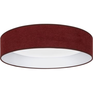 Brilagi - LED Stmívatelné stropní svítidlo VELVET SMARTIX LED/24W/230V 3000-6000K pr. 45 cm vínová Wi-Fi Tuya Beacon + dálkové ovládání