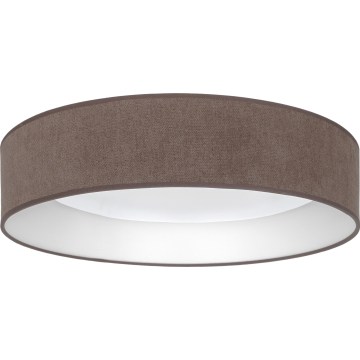 Brilagi - LED Stmívatelné stropní svítidlo VELVET SMARTIX LED/36W/230V 3000-6000K pr. 55 cm hnědá Wi-Fi Tuya Beacon + dálkové ovládání