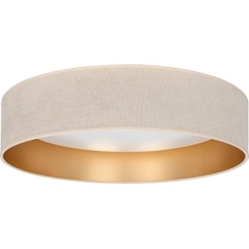 Brilagi - LED Stmívatelné stropní svítidlo VELVET SMARTIX LED/36W/230V 3000-6000K pr. 55 cm krémová/zlatá Wi-Fi Tuya Beacon + dálkové ovládání