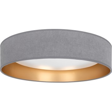Brilagi - LED Stmívatelné stropní svítidlo VELVET SMARTIX LED/36W/230V 3000-6000K pr. 55 cm šedá/zlatá Wi-Fi Tuya Beacon + dálkové ovládání