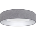 Brilagi - LED Stmívatelné stropní svítidlo VELVET SMARTIX STARS LED/24W/230V 3000-6000K pr. 45 cm šedá Wi-Fi Tuya Beacon + dálkové ovládání