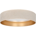 Brilagi - LED Stmívatelné stropní svítidlo VELVET SMARTIX STARS LED/36W/230V 3000-6000K pr. 55 cm krémová/zlatá Wi-Fi Tuya Beacon + dálkové ovládání