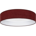 Brilagi - LED Stmívatelné stropní svítidlo VELVET SMARTIX STARS LED/36W/230V 3000-6000K pr. 55 cm vínová Wi-Fi Tuya Beacon + dálkové ovládání
