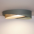 BRILAGI - LED Stmívatelné stropní svítidlo VELVET TWIST LED/36W/230V 3000-6000K pr. 65 cm Wi-Fi Tuya Beacon zelená/béžová + dálkové ovládání
