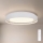 Brilagi - LED Stmívatelné stropní svítidlo WALDO LED/48W/230V 3000-6500K pr. 40 cm bílá/stříbrná + dálkové ovládání