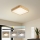 Brilagi - LED Stmívatelné stropní svítidlo WOODLINE SQUARE LED/48W/230V 3000-6000K dub 40x40 cm + dálkové ovládání