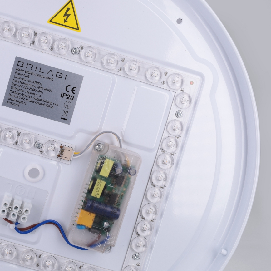 Brilagi - LED Stmívatelné stropní svítidlo ALVA LED/48W/230V 3000-6500K pr. 51 cm bílá + dálkové ovládání