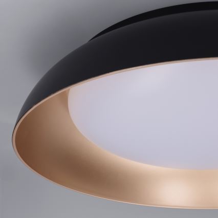 Brilagi - LED Stmívatelné stropní svítidlo ALVA LED/48W/230V 3000-6500K pr. 51 cm černá + dálkové ovládání
