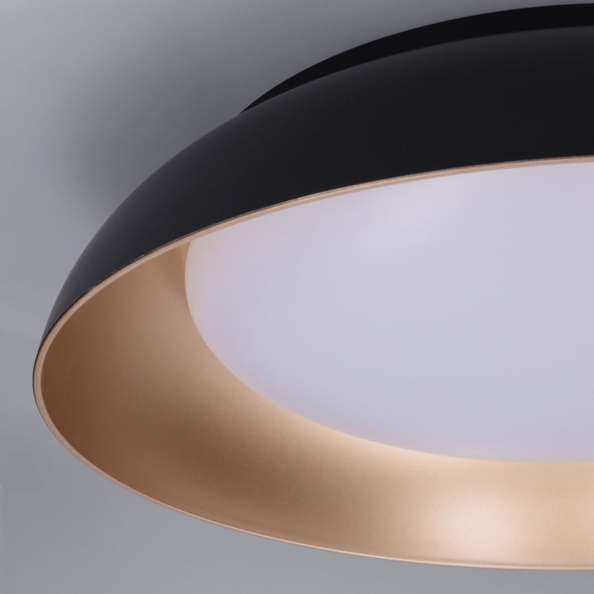 Brilagi - LED Stmívatelné stropní svítidlo ALVA LED/48W/230V 3000-6500K pr. 51 cm černá + dálkové ovládání