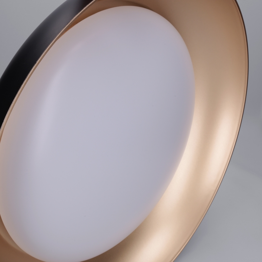 Brilagi - LED Stmívatelné stropní svítidlo ALVA LED/48W/230V 3000-6500K pr. 51 cm černá + dálkové ovládání