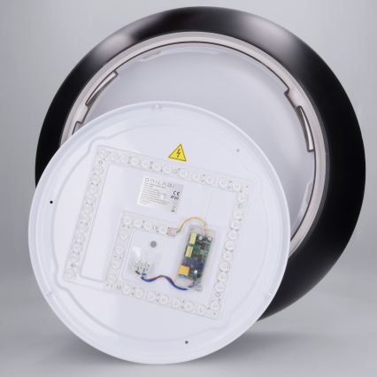 Brilagi - LED Stmívatelné stropní svítidlo ALVA LED/48W/230V 3000-6500K pr. 51 cm černá + dálkové ovládání