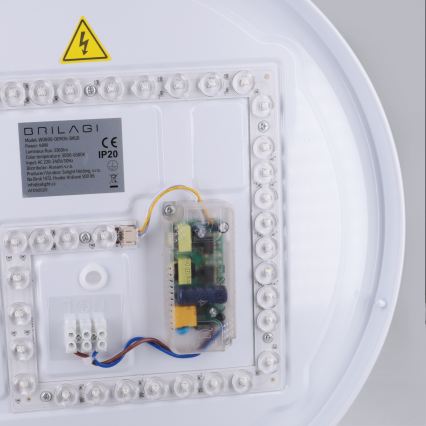 Brilagi - LED Stmívatelné stropní svítidlo ALVA LED/48W/230V 3000-6500K pr. 51 cm černá + dálkové ovládání