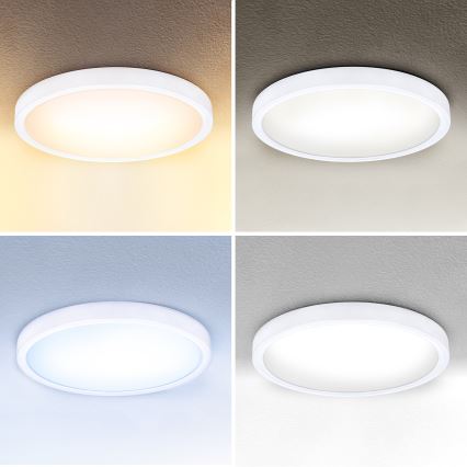 Brilagi - LED Stmívatelné stropní svítidlo ESTELA LED/36W/230V 3000-6500K pr. 30 cm bílá + dálkové ovládání