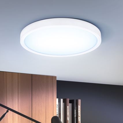 Brilagi - LED Stmívatelné stropní svítidlo ESTELA LED/36W/230V 3000-6500K pr. 30 cm bílá + dálkové ovládání