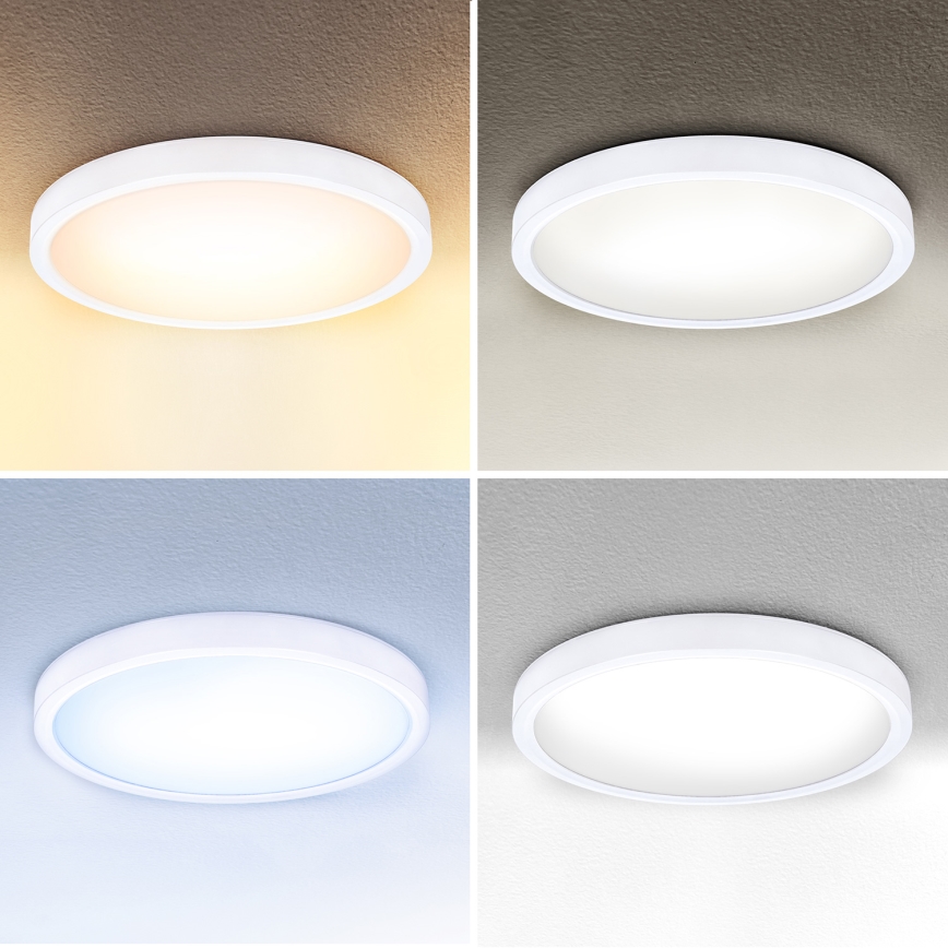 Brilagi - LED Stmívatelné stropní svítidlo ESTELA LED/48W/230V 3000-6500K pr. 40 cm bílá + dálkové ovládání