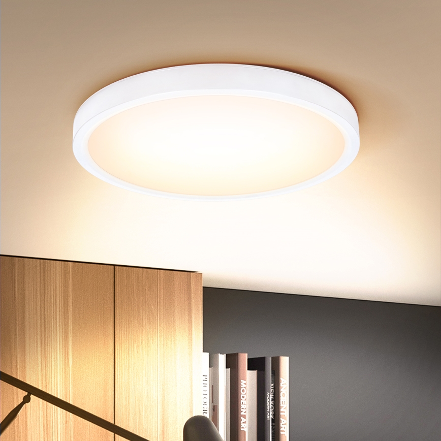 Brilagi - LED Stmívatelné stropní svítidlo ESTELA LED/48W/230V 3000-6500K pr. 40 cm bílá + dálkové ovládání