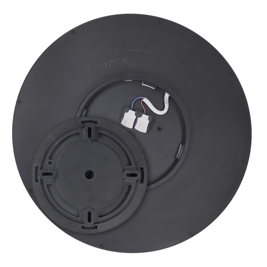 Brilagi - LED Stmívatelné stropní svítidlo ESTELA LED/48W/230V 3000-6500K pr. 40 cm černá + dálkové ovládání