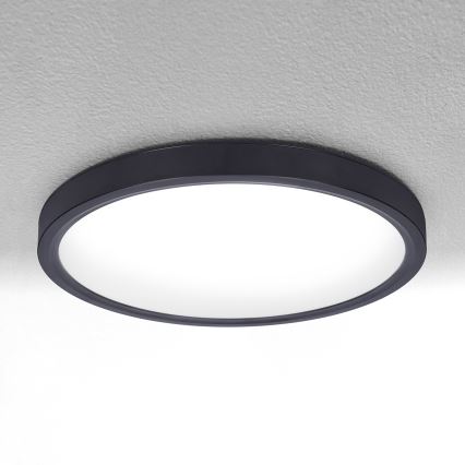 Brilagi - LED Stmívatelné stropní svítidlo ESTELA LED/48W/230V 3000-6500K ø 40 cm černá + dálkové ovládání