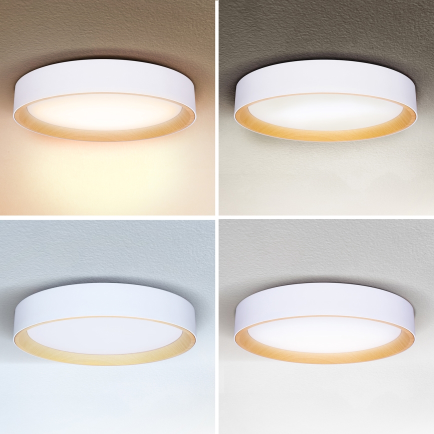 Brilagi - LED Stmívatelné stropní svítidlo LARIOS LED/48W/230V 3000-6500K ø 39 cm bílá + dálkové ovládání