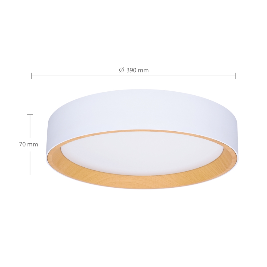 Brilagi - LED Stmívatelné stropní svítidlo LARIOS LED/48W/230V 3000-6500K ø 39 cm bílá + dálkové ovládání