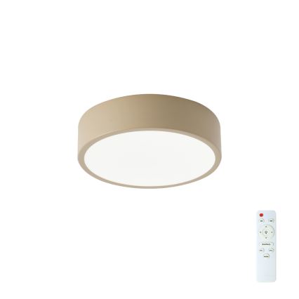 Brilagi - LED Stmívatelné stropní svítidlo POOL LED/18W/230V 3000-6000K 20 cm béžová + dálkové ovládání