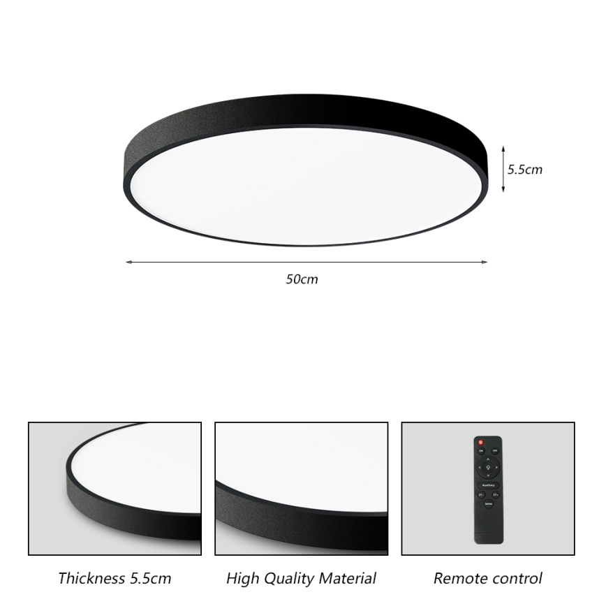 Brilagi - LED Stmívatelné stropní svítidlo POOL SMART LED/60W/230V 3000-6000K 50 cm + dálkové ovládání