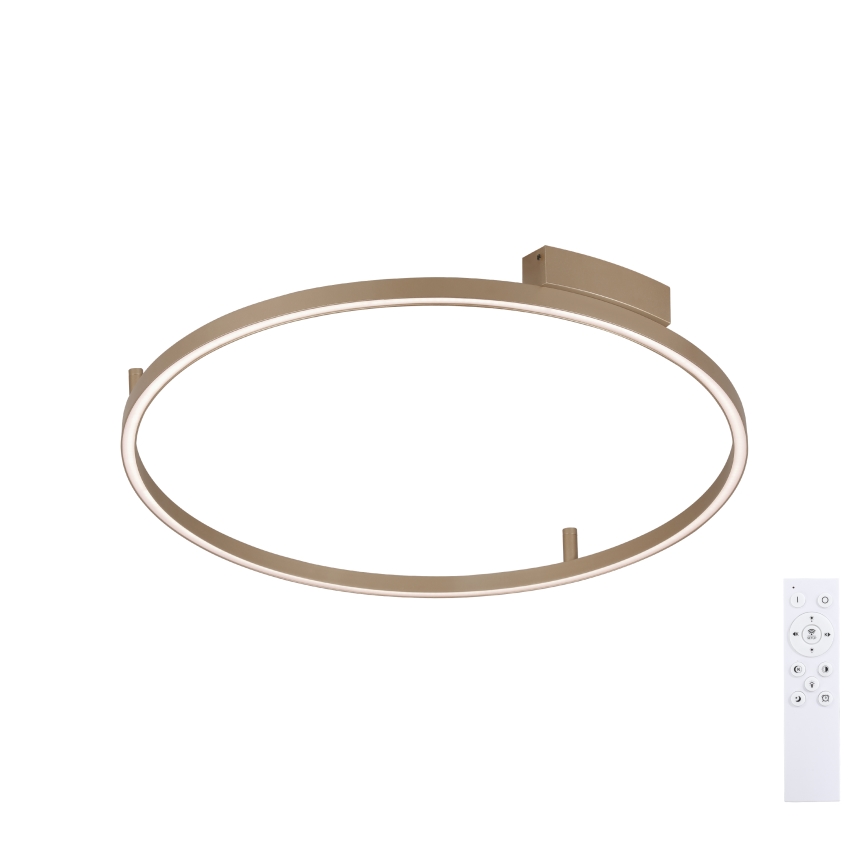 Brilagi - LED Stmívatelné stropní svítidlo PORTOFINO LED/60W/230V 3000-6000K pr. 80 cm béžová + dálkové ovládání