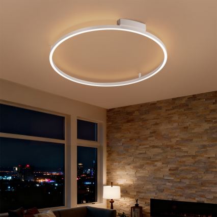 Brilagi - LED Stmívatelné stropní svítidlo PORTOFINO LED/60W/230V 3000-6000K pr. 80 cm bílá + dálkové ovládání