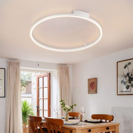 Brilagi - LED Stmívatelné stropní svítidlo PORTOFINO LED/60W/230V 3000-6000K pr. 80 cm bílá + dálkové ovládání