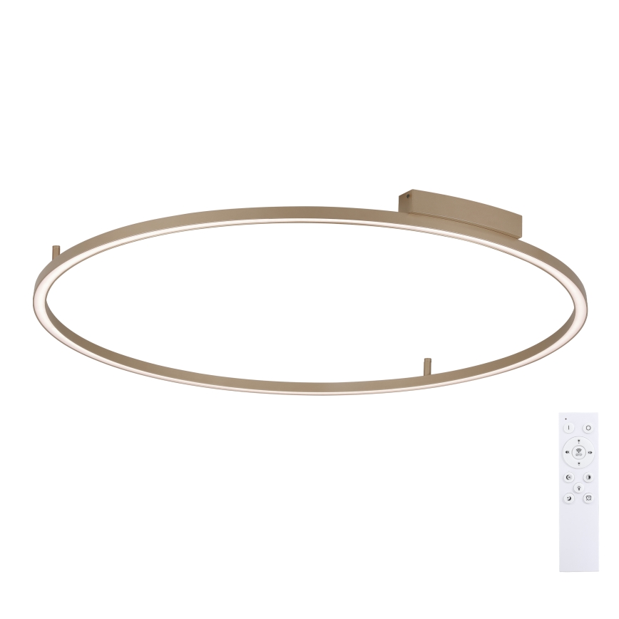 Brilagi - LED Stmívatelné stropní svítidlo PORTOFINO LED/85W/230V 3000-6000K pr. 120 cm béžová + dálkové ovládání