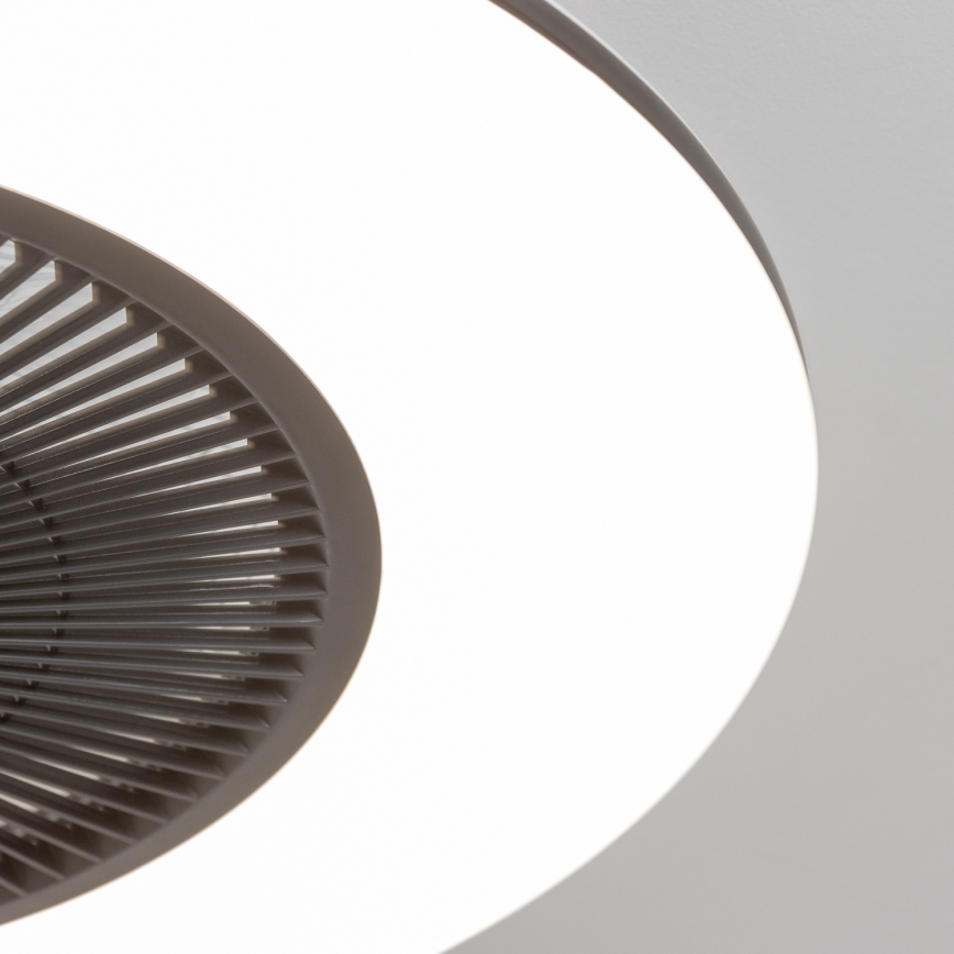 Brilagi - LED Stmívatelné svítidlo s ventilátorem AURA LED/38W/230V 3000-6000K černá + dálkové ovládání