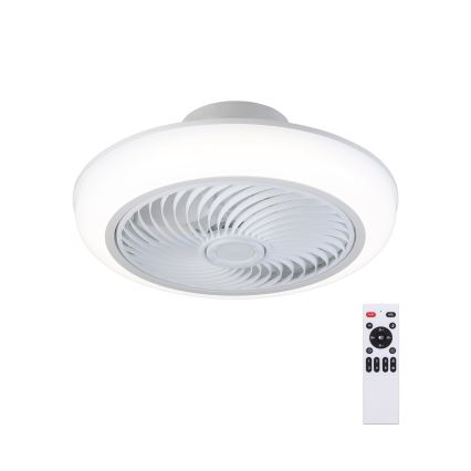 Brilagi - LED Stmívatelné stropní svítidlo s ventilátorem LED/30W/230V 3000-6500K bílá + dálkové ovládání