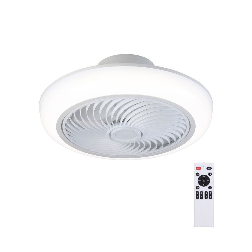 Brilagi - LED Stmívatelné stropní svítidlo s ventilátorem LED/30W/230V 3000-6500K bílá + dálkové ovládání