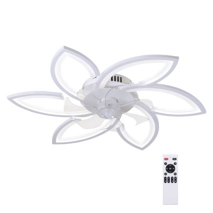 Brilagi - LED Stmívatelné stropní svítidlo s ventilátorem LED/50W/230V 3000-6500K bílá + dálkové ovládání